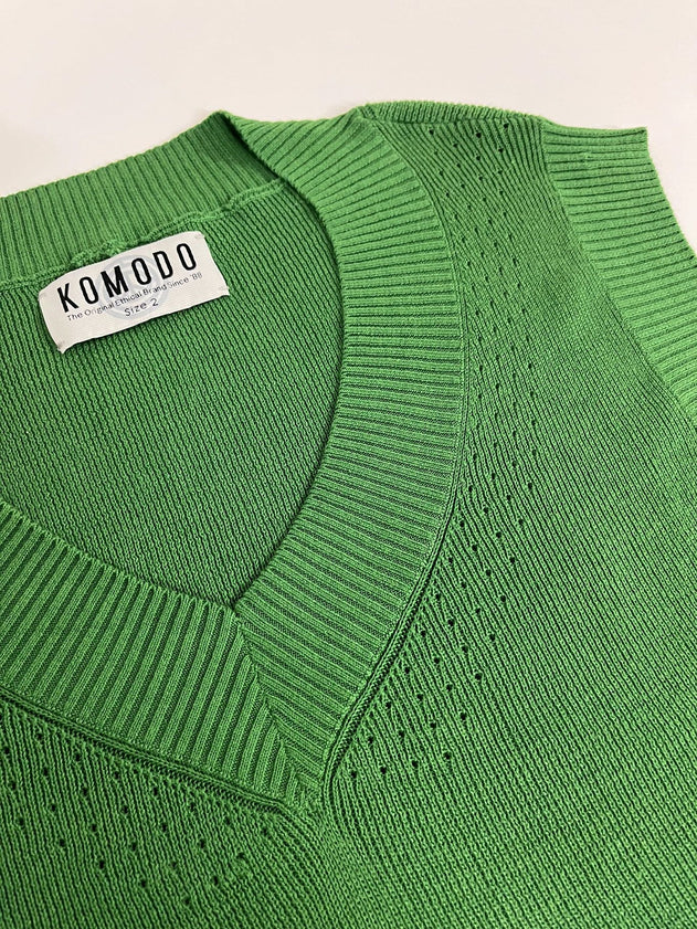 Sander Cotton/Tencel Top Jungle Green