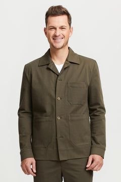 Jesse Organic Cotton Overshirt Green