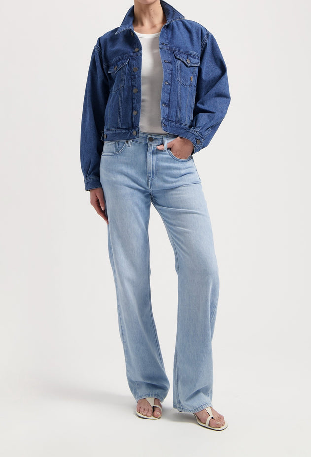 Jamie Mid Loose Flow Jeans Stone Vintage