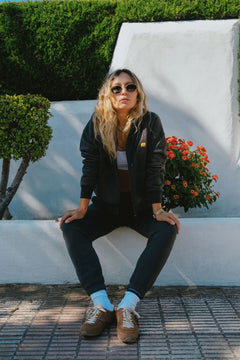Women's Organic Essential Sweatpants Scarab Green