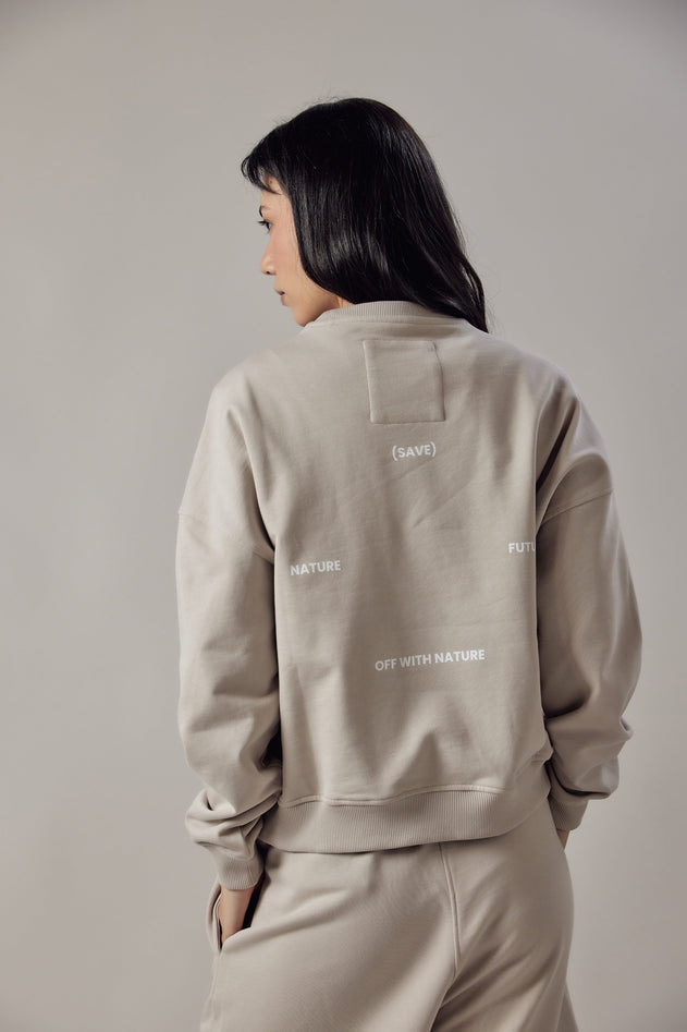 Women's Loose Fit Crewneck Sweatshirt