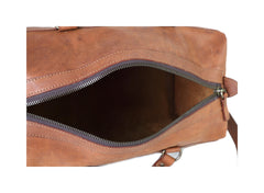 Leather Duffle Bag Mod 144 Heritage Brown