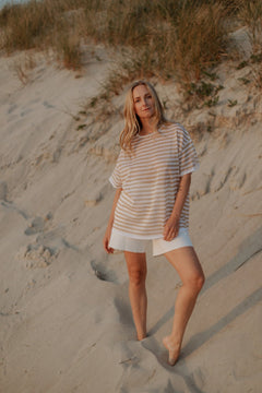 Terra Ribbed Shorts Navy