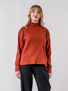 Aalis Ribb Shirt Mecca Orange