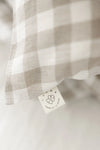 Natural gingham