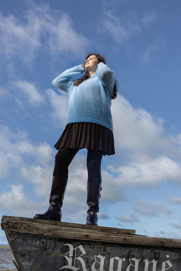 Melody Mohair Jumper Sky Blue