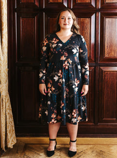 Amélie Layered Dress Versailles Blue