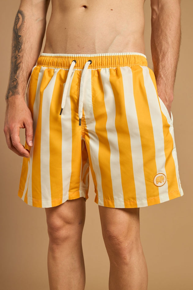 Beach Club SEAQUAL®YARN Swim Trunks Golden Yellow