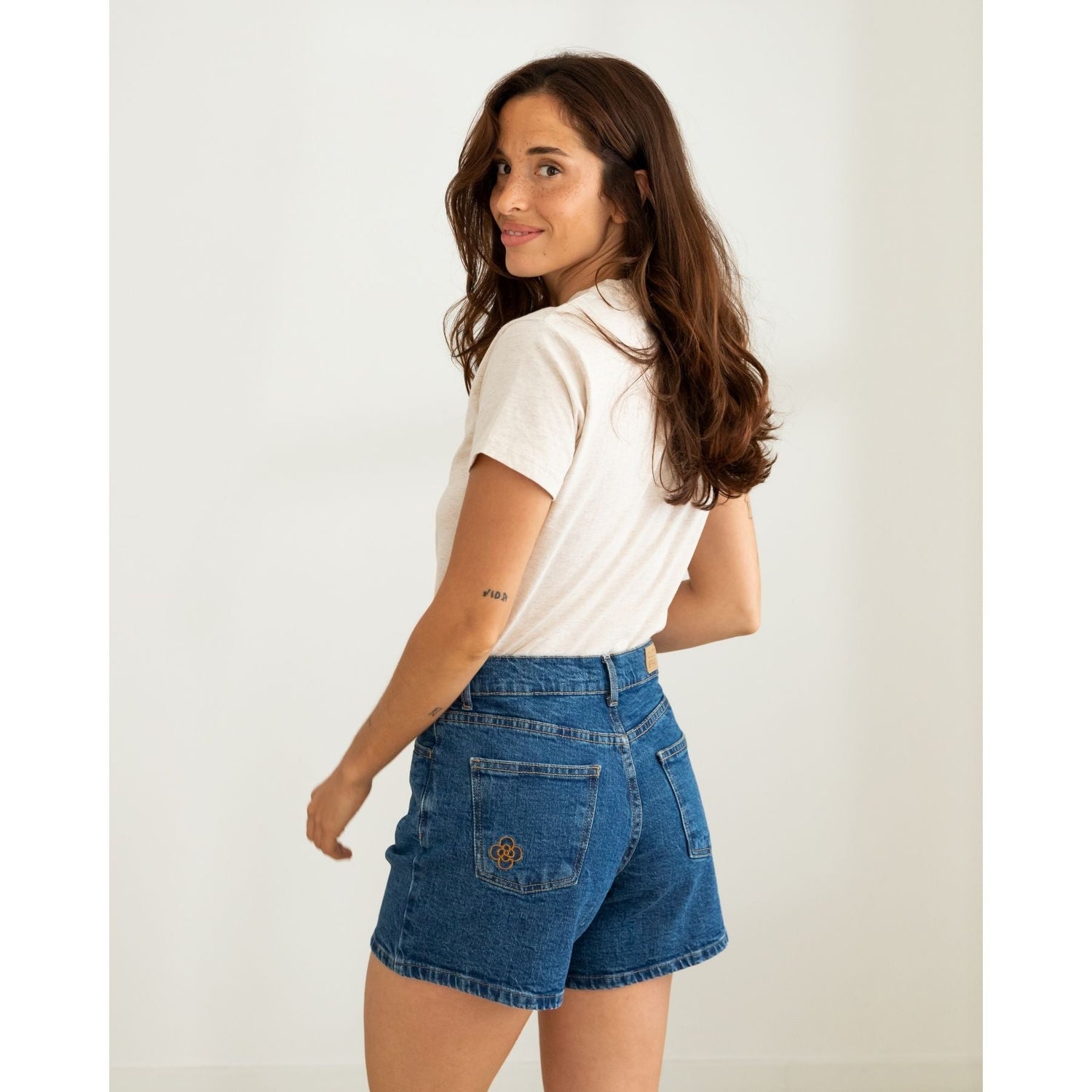 Denim Shorts Water