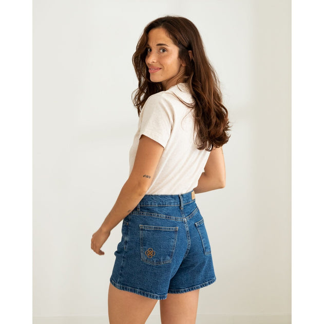 Denim Shorts Water