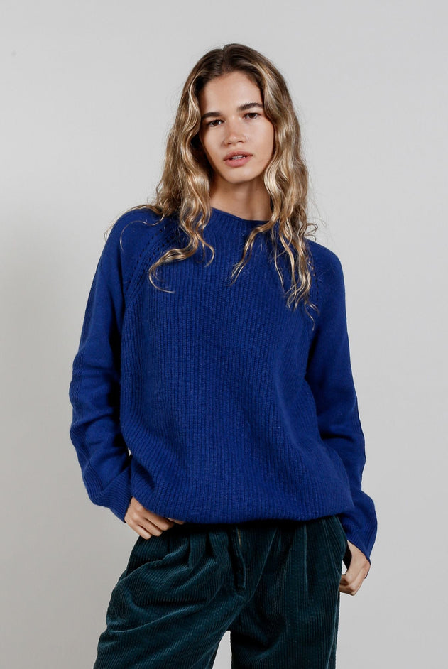 Atlanta Wool Blend Jumper Navy