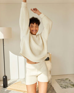 Delčia Cotton Sweater Off-White