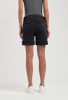 Luna Mid Denim Shorts Black Vintage