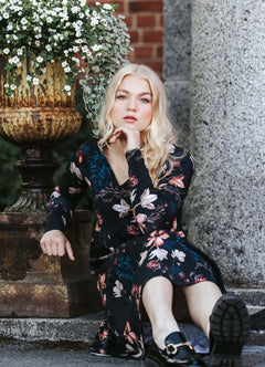 Amélie Layered Dress Versailles Blue