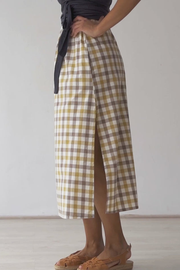 Halia Hame Yellow Vichy