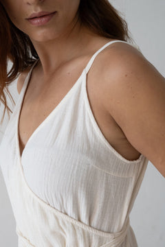 Brielle Strap Dress Beige