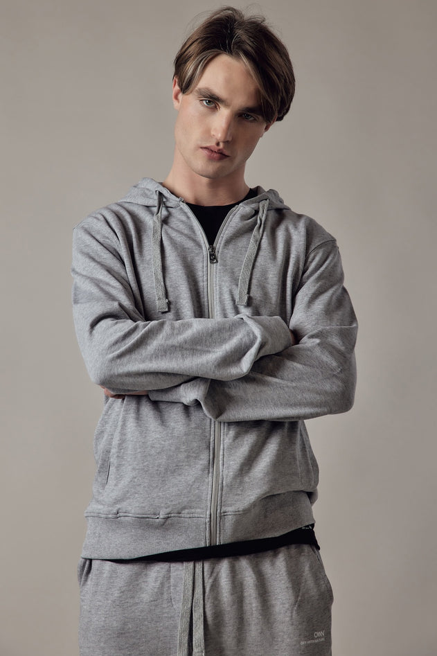 Men's Hoodie With A Zipper