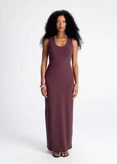 Amy Maxi Dress Plum