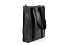 Leather Tote Manhattan Collection Black