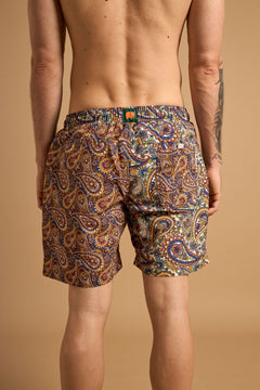 Ocean Paisley SEAQUAL®YARN Swim Trunks