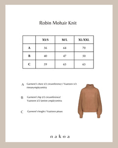 Robin Mohair Knit Caramel