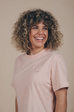 Women's Organic Essential T-Shirt Pale Pink