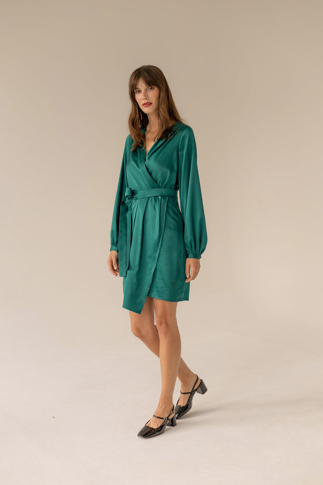 Laurel Dress Deep Green