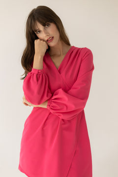 Luna Raspberry Dress