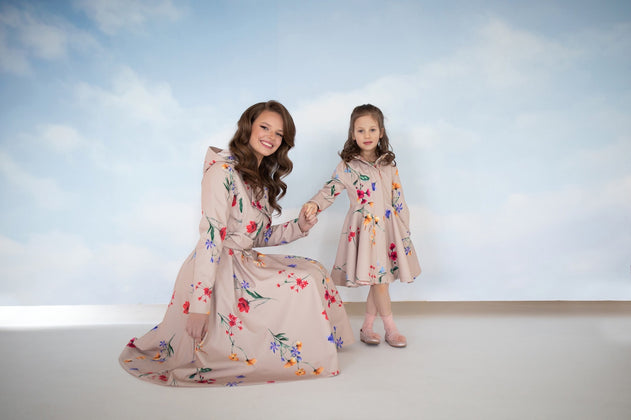 Spring Bloom Raincoat Beige