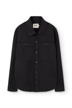 Helmut Unisex Organic Cotton Worker Overshirt Black