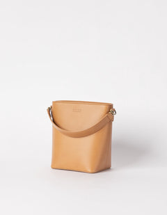 Bobbi Midi Bucket-laukku Cognac, Vegan Uppeal™