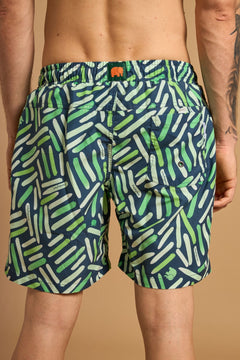 Strokes SEAQUAL®YARN Swim Trunks Seaweed Green