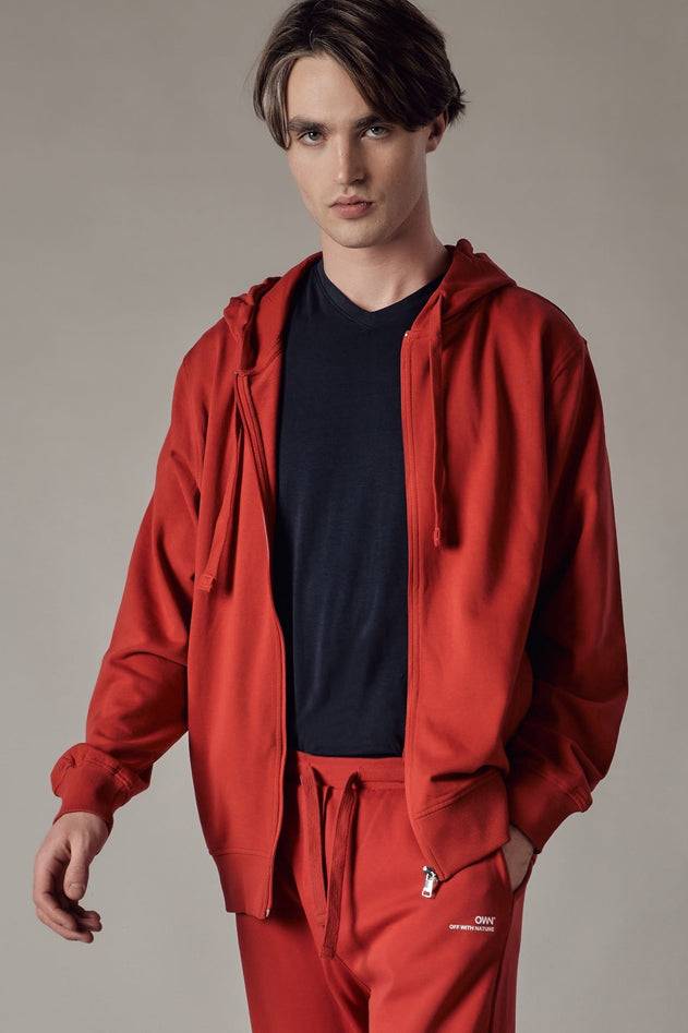 Men's Hoodie With A Zipper