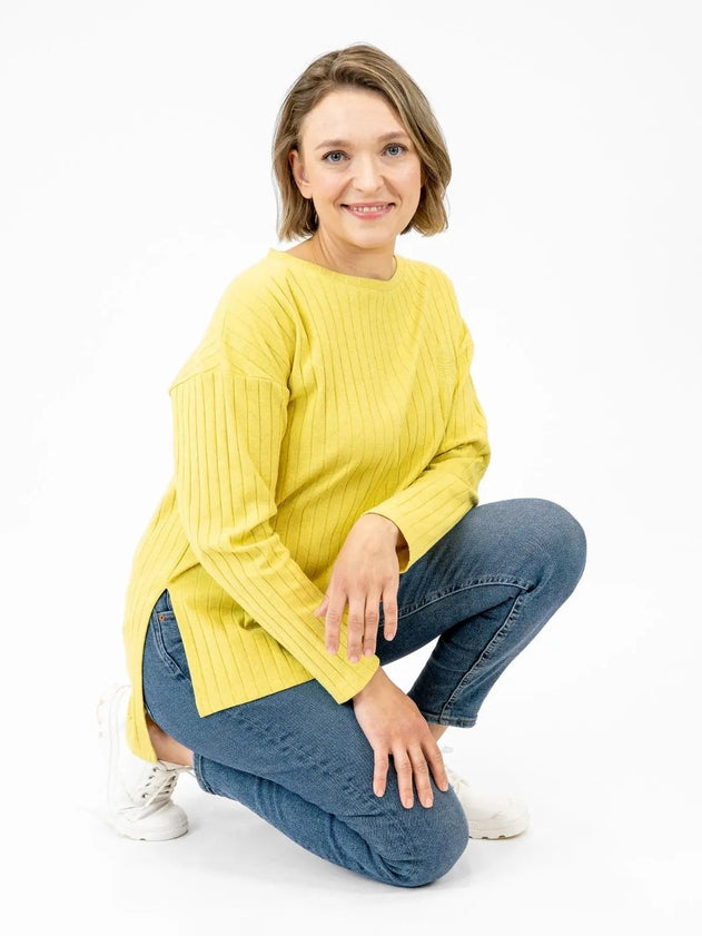 Olos Ribb Shirt Yellow