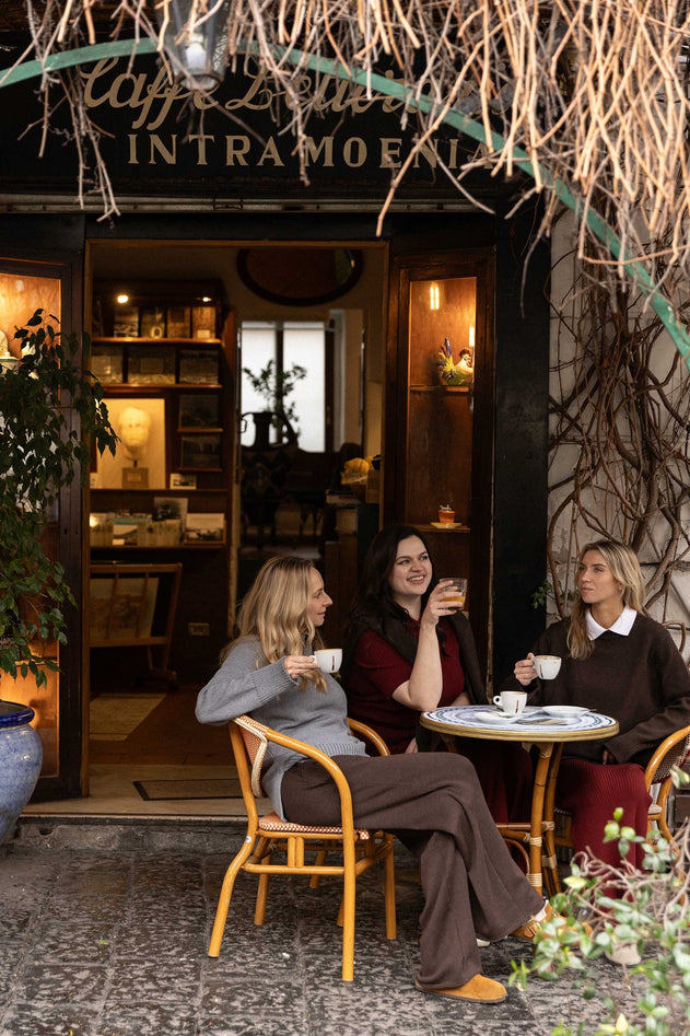 Bene Merino Wide Pants Chocolate