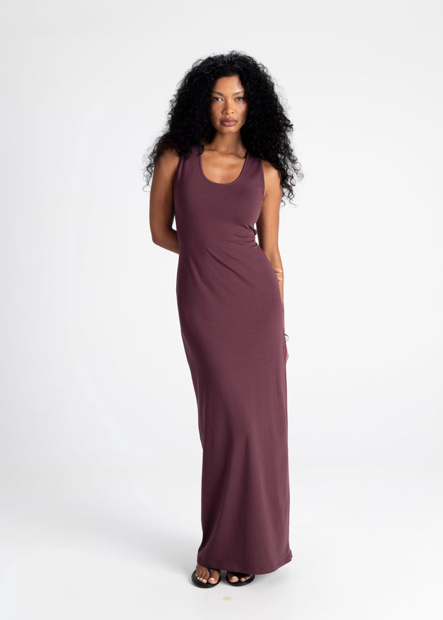 Amy Maxi Dress Plum
