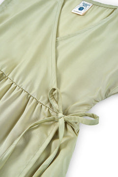 Hannia TENCEL™ Wrap Dress in Green