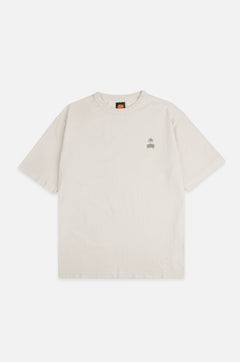 Trendsplant X Antonyo Marest Keychain Oversized Heavy T-Shirt Foam White