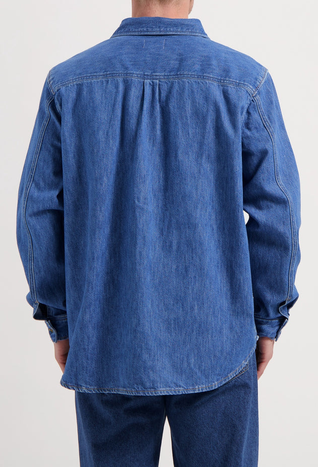 Chris Denim Shirt Medium Stone