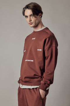 Men's Loose Fit Crewneck Sweatshirt