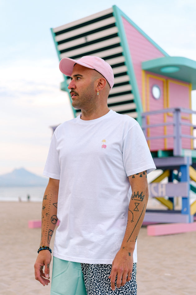 Antonyo Marest x Trendsplant Art Hut T-Shirt White