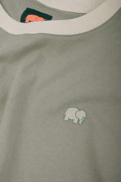 Color Block T-Shirt Iron Veil