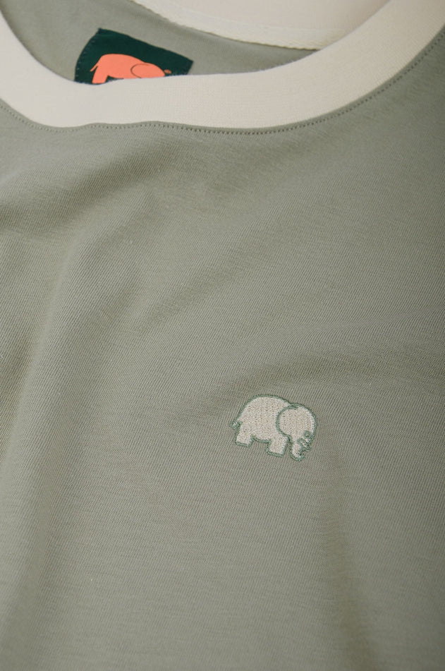 Color Block T-Shirt Iron Veil