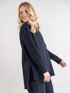 Olos Ribb Shirt Black