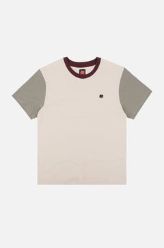 Color Block T-Shirt Pale Glow/Iron Veil