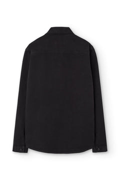 Helmut Unisex Organic Cotton Worker Overshirt Black