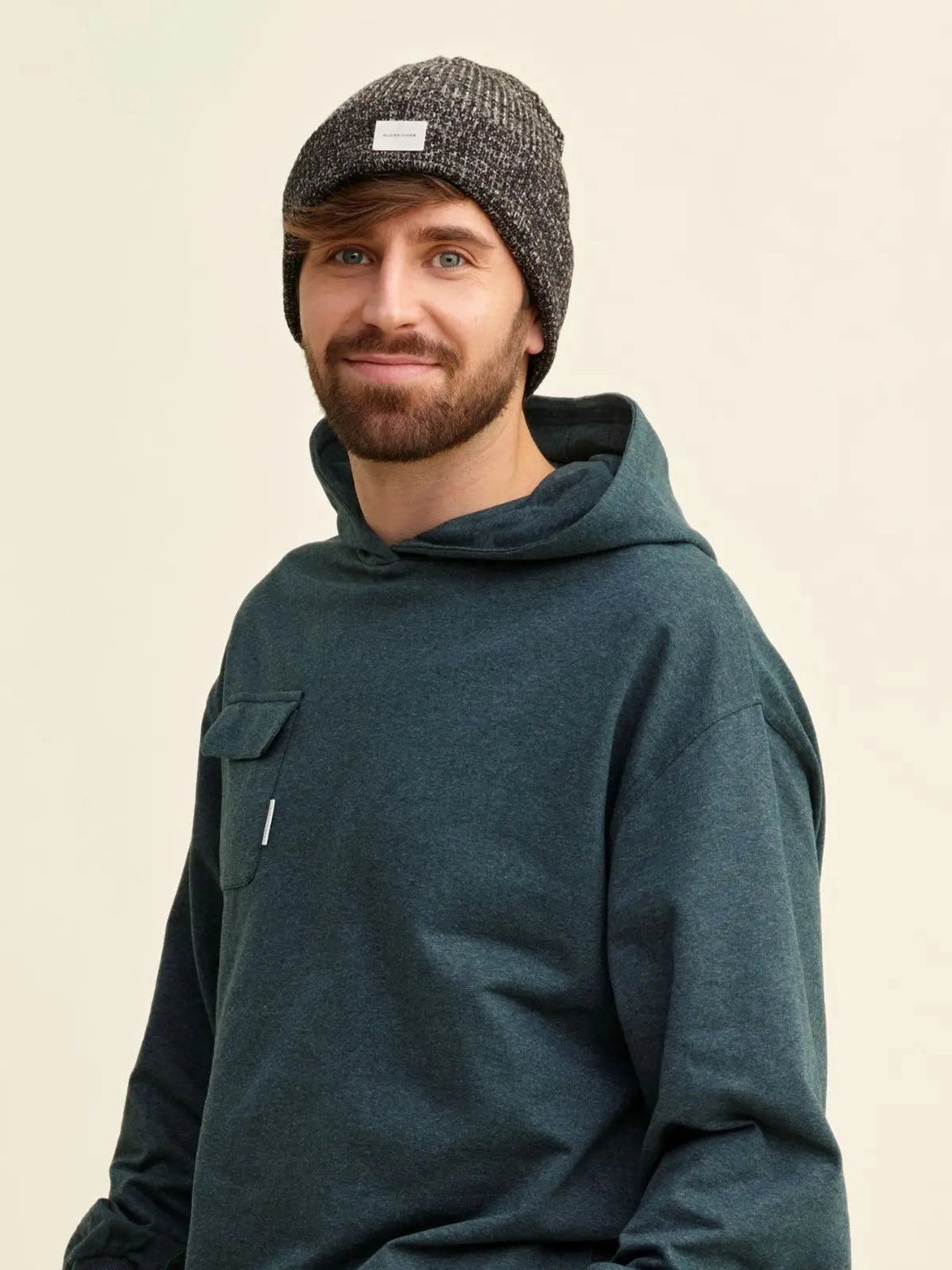 Hanki Beanie Black / Beige