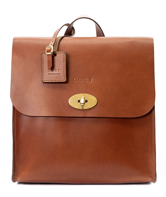 Leather Backpack Artist Collection Cuoio Brown