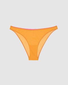 Mesh Bikini Briefs Apricot/Neon Pink