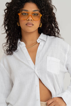 Miles Viscose Linen Shirt Beige